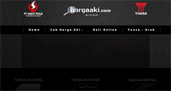 Desktop Screenshot of hargaaki.com